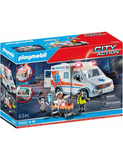 Ambulance Playmobil City Action Avec Enfant Blessé