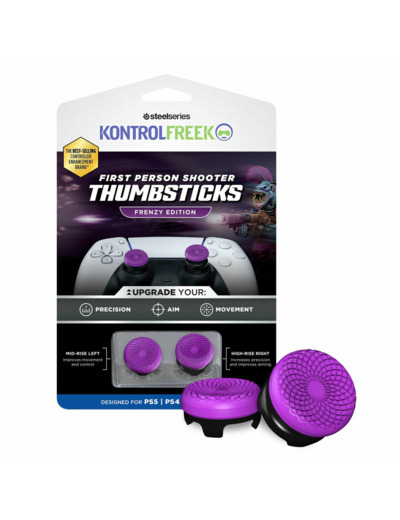 Fps Frenzy Thumb Grips Steelseries Purple/black Ps5