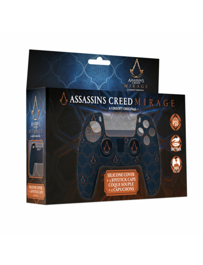 Coque Silicone + Grips - Assassin's Creed - Bleu