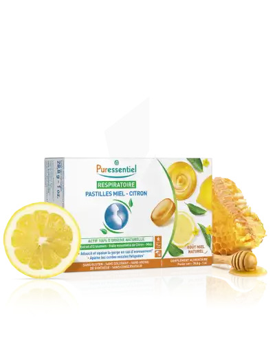 Puressentiel Respiratoire Pastilles Miel-citron B/20