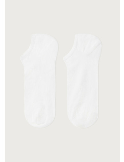 Chaussettes invisibles unisexes en coton