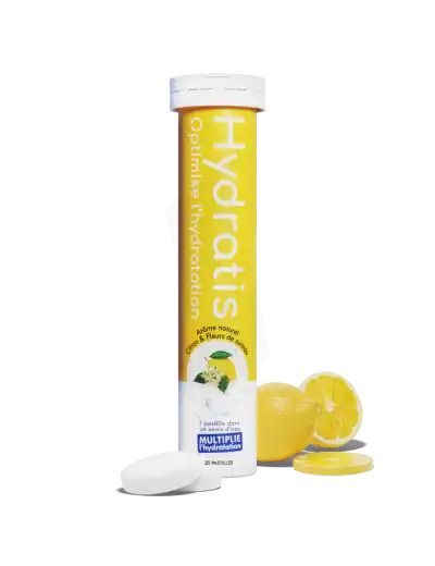 Hydratis Pastilles Effervescentes Citron Fleurs De Sureau T/20