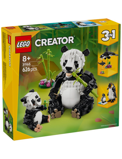 Animaux sauvages : la famille de pandas LEGO Creator 31165