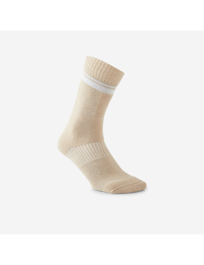 Chaussettes roller adulte 100 beiges