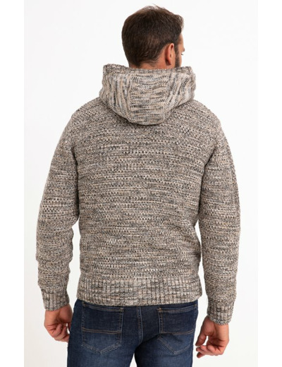 Gilet Doublé Sherpa Avec Capuche