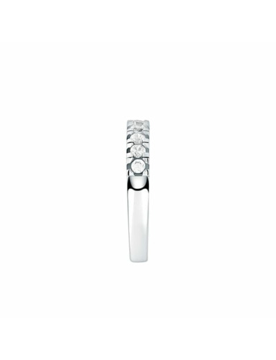 Alliance CLEOR en Argent 925/1000 Blanc et Oxyde