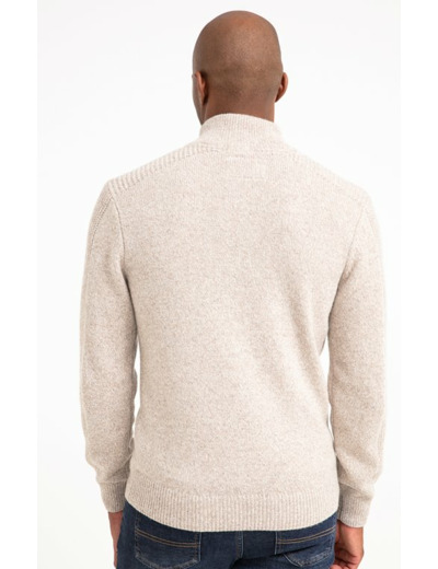 Pull Col Montant Boutonné