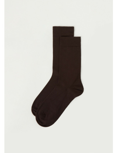 Chaussettes courtes en coton thermique pour homme