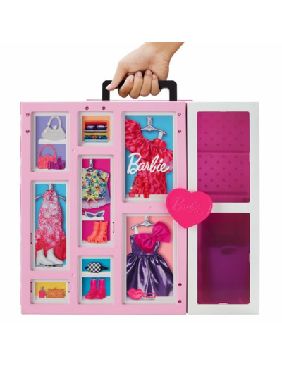 Barbie : Poupée et coffret dressing deluxe