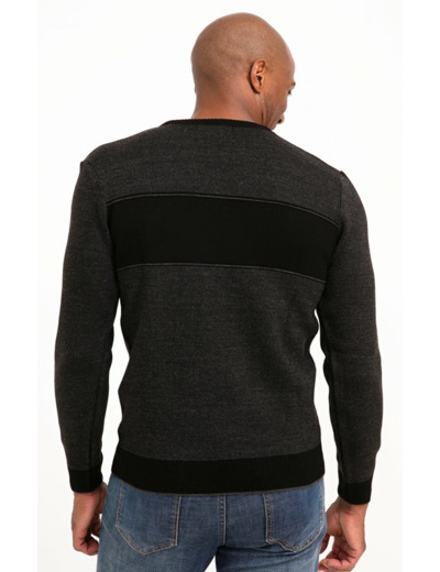 Pull Col Rond Noir