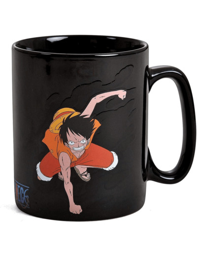 ABYstyle - Céramique - ONE PIECE - Mug Heat Change - 460 ml - Luffy & Ace