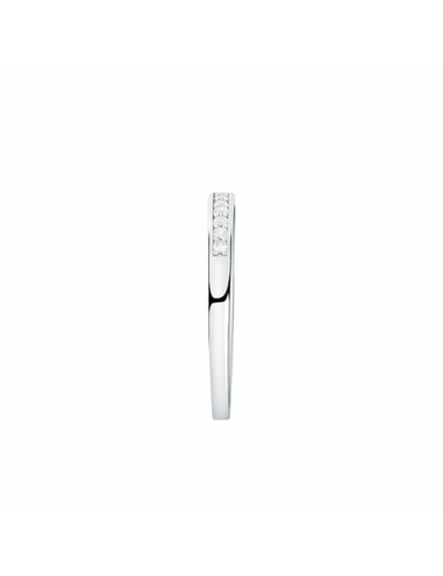 Alliance CLEOR en Argent 925/1000 Blanc et Oxyde