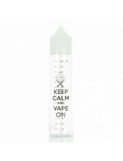 Fiole vide Chubby avec graduation N°01 Keep Calm 70ml DIY'UP