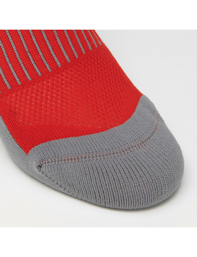 Chaussettes hautes de rugby adulte - R500 rouge