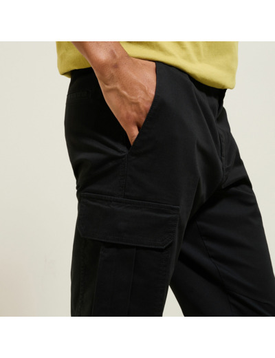 Pantalon cargo uni - Noir