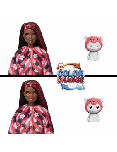 Barbie poupée cutie Reveal panda roux