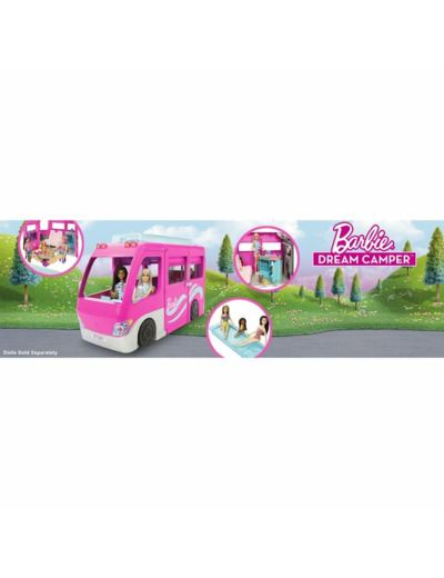 Barbie - Mega Camping Car Transformable