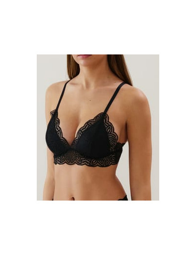 Soutien-gorge triangle en dentelle