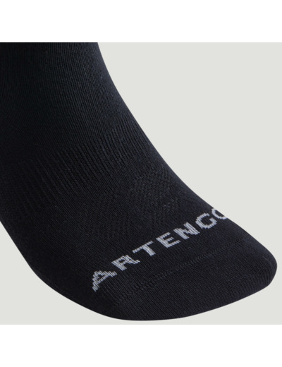 CHAUSSETTES DE SPORT MI-HAUTES ARTENGO RS 160 NOIR LOT DE 3