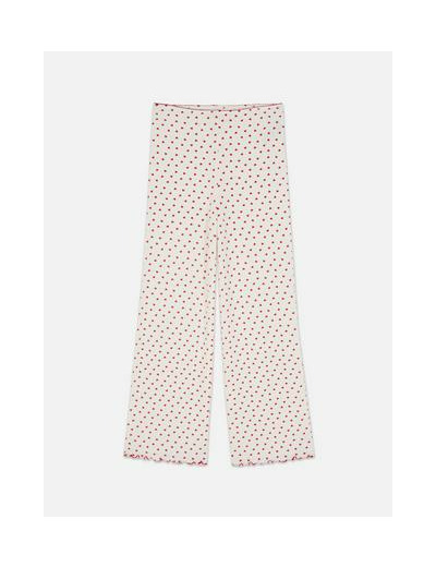 Pantalon de pyjama à motif cœurs