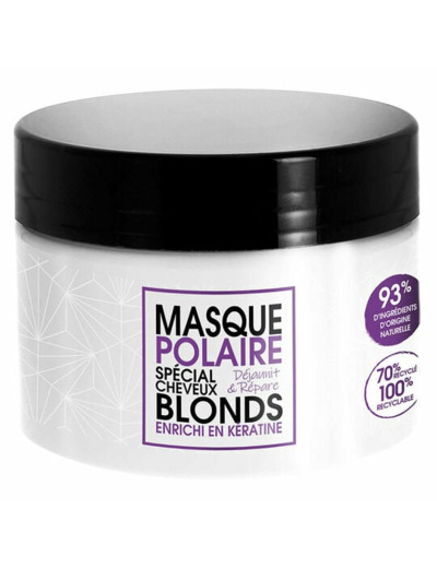 Masque polaire pour cheveux blonds