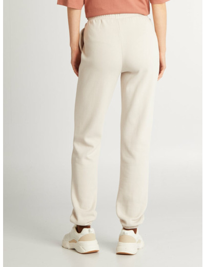 Pantalon de jogging basique en molleton - Beige