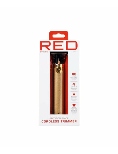 By Kiss Precision Blade Cordless Trimmer -Red