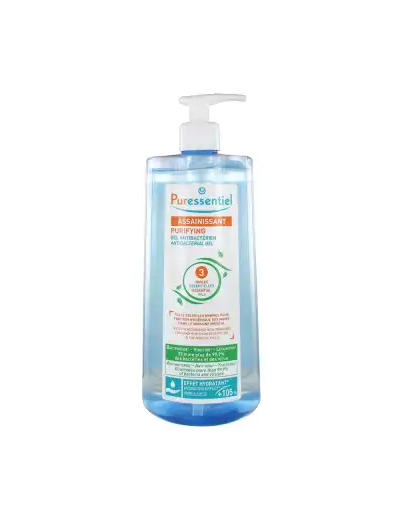 Puressentiel Assainissant Gel Antibactérien Assainissant Aux 3 Huiles Essentielles - 975 Ml