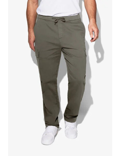 Jogging cargo bas droit - Gris Foncé