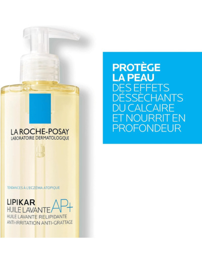 La Roche-Posay - Lipikar Huile Lavante AP+ Relipidante - 400 ml