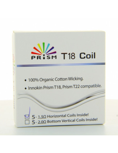 Pack de 5 resistances Prism T18-T22 Innokin