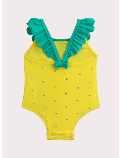 Maillot de bain 1 pièce ananas pour bébé fille