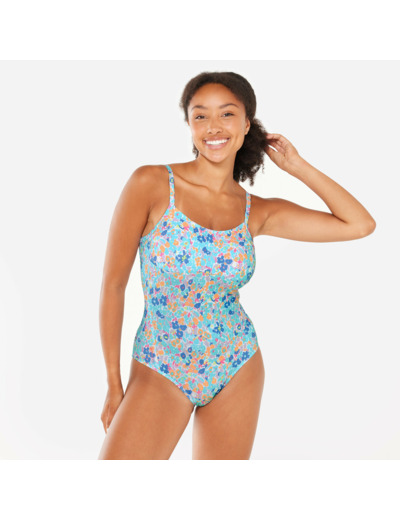 Maillot de bain 1 pièce fleuri surf Femme - Cloe multicolore