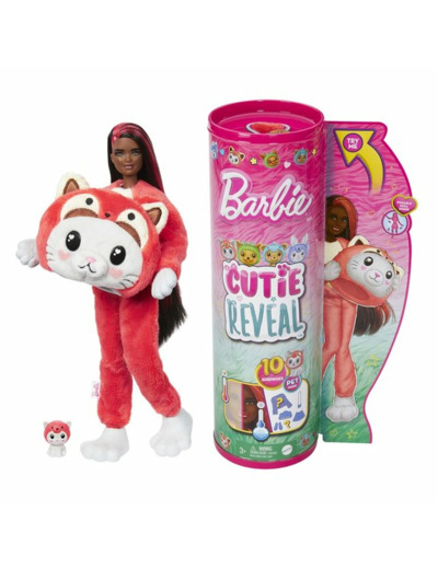 Barbie poupée cutie Reveal panda roux