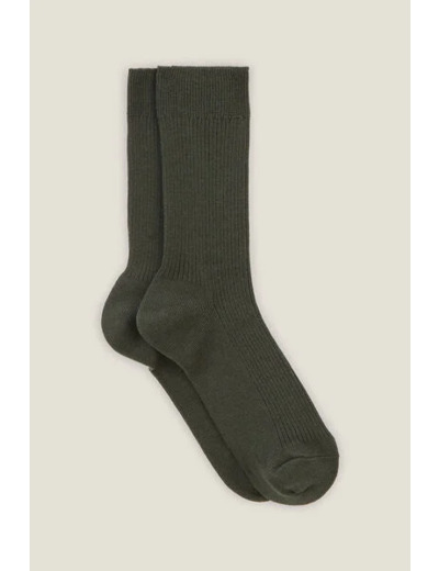 Chaussettes hautes - Vert kaki