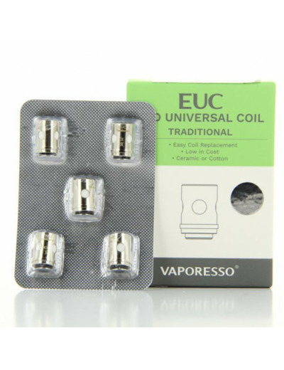 Pack de 5 résistances Traditional EUC Clapton 0.5ohm Vaporesso