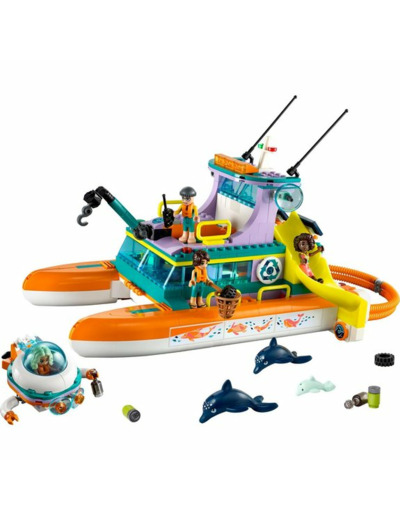 Bateau de sauvetage en mer Lego Friends 41734