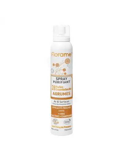 Florame L'aromathérapie Spray Purifiant Agrumes Bio Fl/180ml