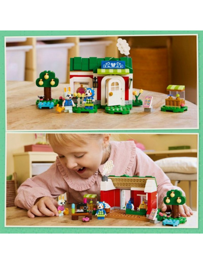 Boutique de vêtements des sœurs Doigts de Fée Lego Animal Crossing 77055