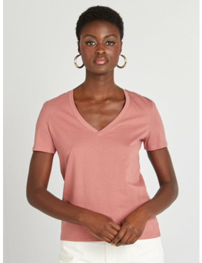 T-shirt basique - Rose