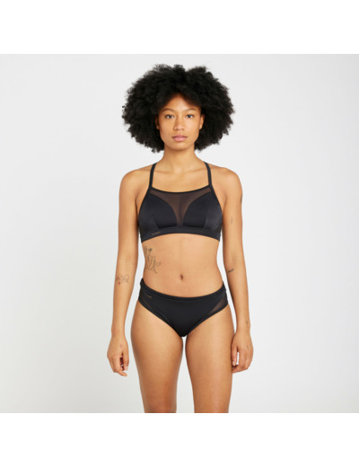 Haut de maillot de bain brassière Femme - Elise noir