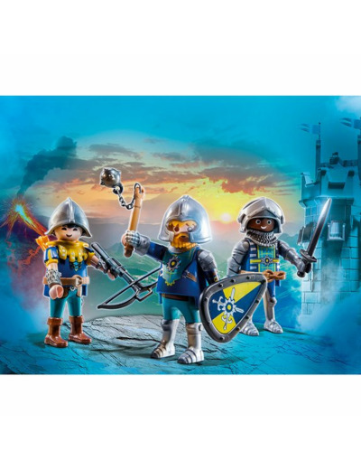 3 Chevaliers Novelmore Playmobil Novelmore 70671