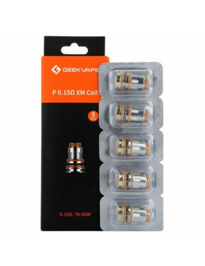 Pack de 5 résistances P 0,15ohm XM GeekVape