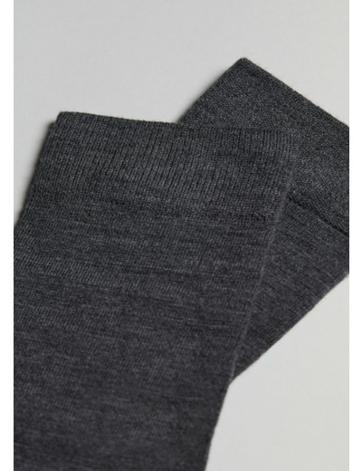 Chaussettes courtes en laine et coton pour homme