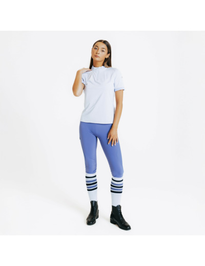 LEGGING EQUITATION LEGER FULLGRIP FEMME - Bleu Comète