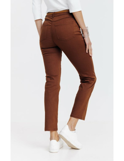 Pantalon 7/8 Avec Ceinture Similicuir