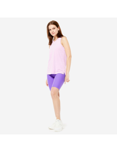 Cycliste taille haute Fitness Cardio Femme Violet