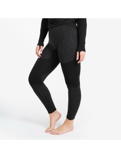 Collant sous-vetement thermique adulte noir keepdry