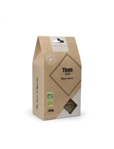 Nat&form Tisanes Thym Feuille Bio 100g