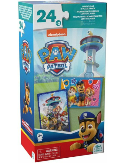 2 Puzzles Lenticulaires De Pat Patrouille, De Spin Master